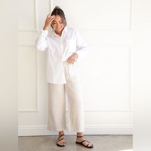CJLA Miles Button Down in White (Small/Medium)